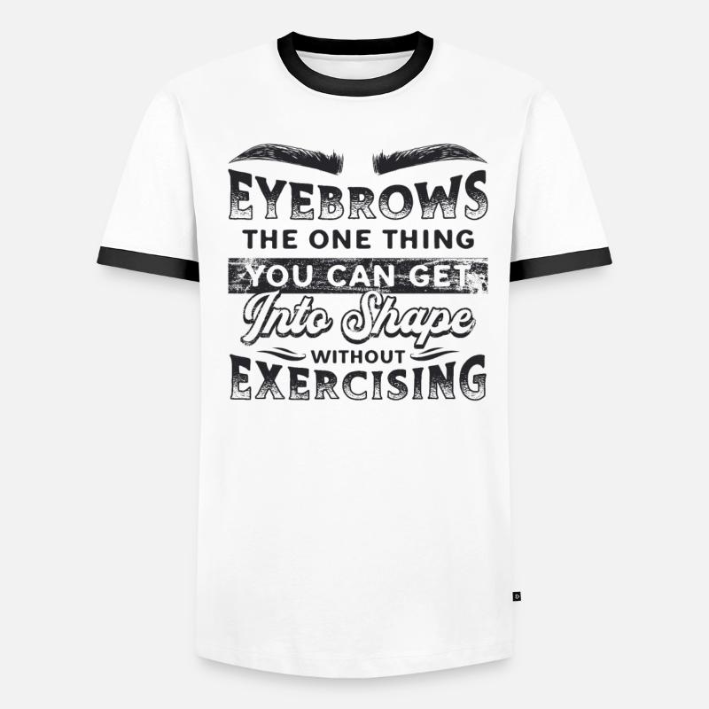 Eyebrows The One Thing Brow Tech Makeup Artists Men's Ringer Shirt