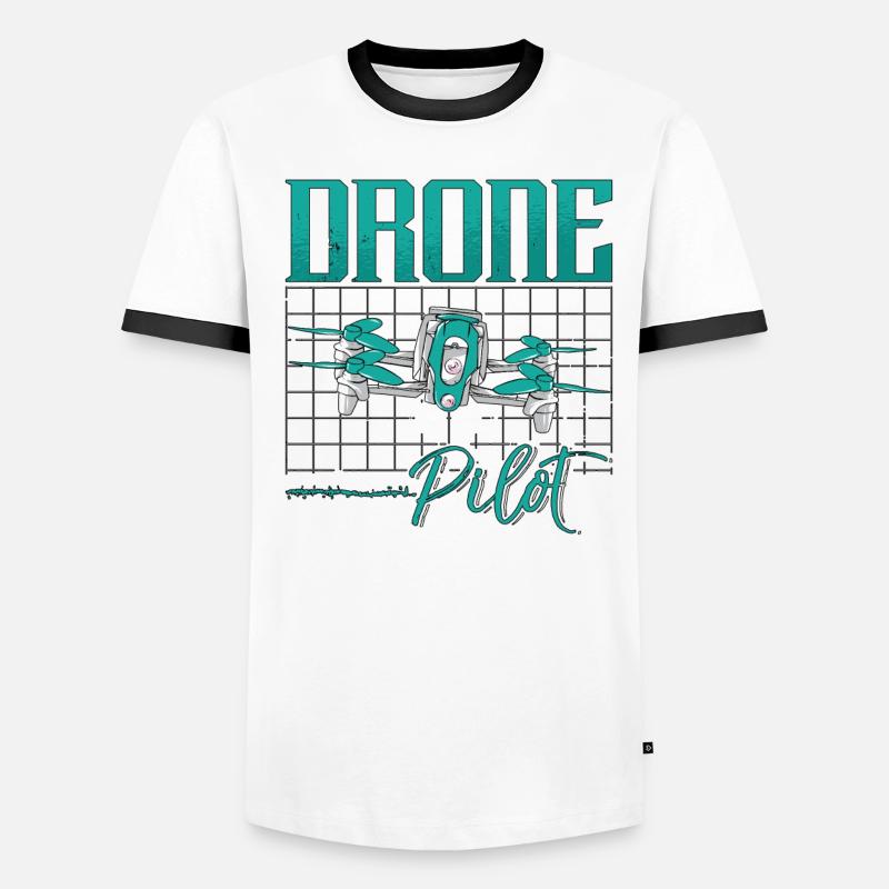 Télécommande Drone Racing Drone Pilot Fpv Race T-shirt contrasté Homme