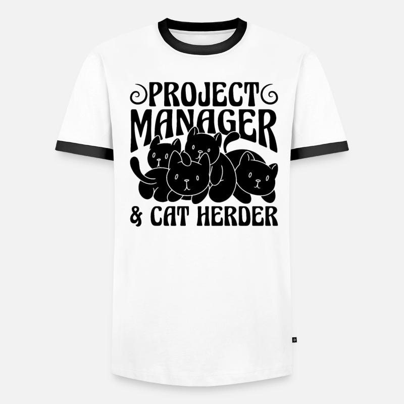Chef de projet & Chef d’équipe Chef de projet T-shirt contrasté Homme