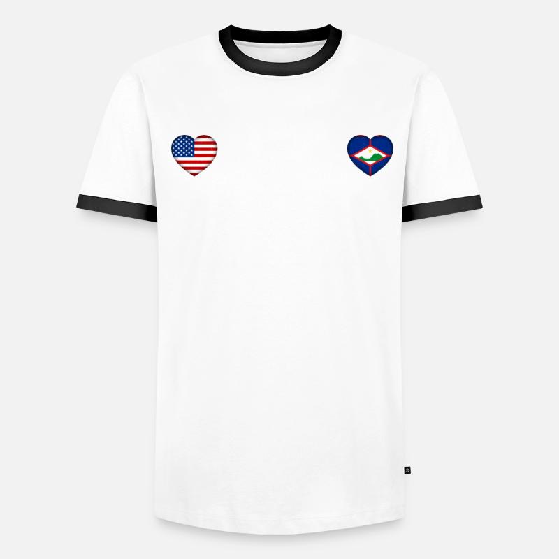 Sint Eustatius T-shirt contrasté Homme