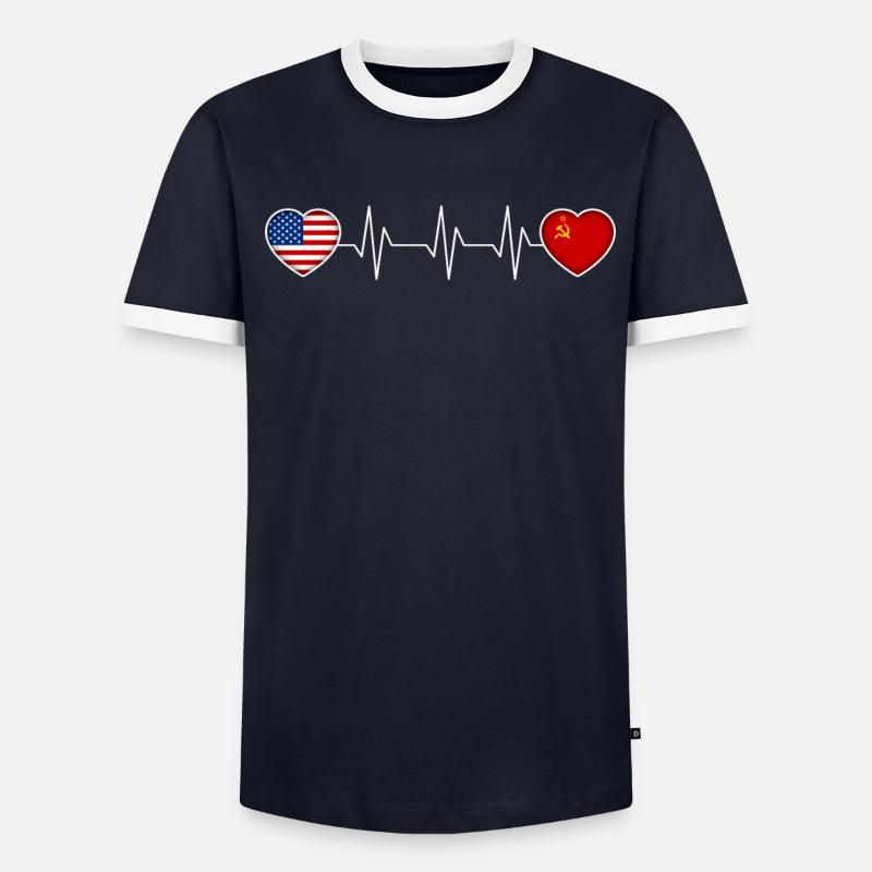 Soviet Union Men's Ringer Shirt