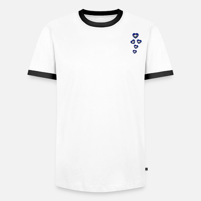 Sint Eustatius T-shirt contrasté Homme