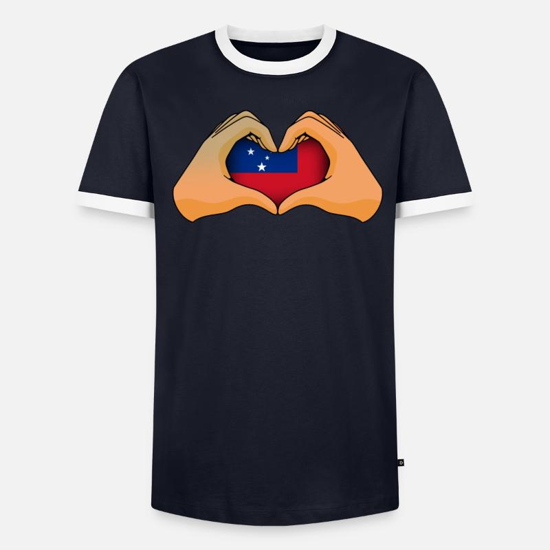 Samoa T-shirt contrasté Homme