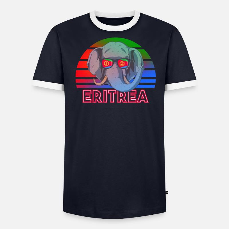 Erythrée T-shirt contrasté Homme