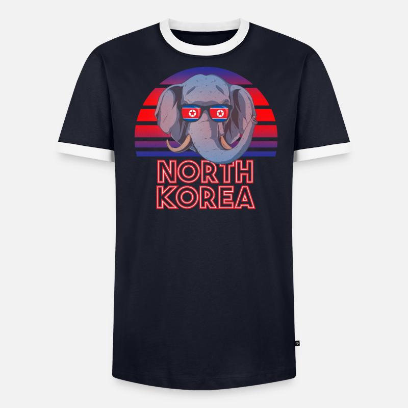 Corée du Nord T-shirt contrasté Homme