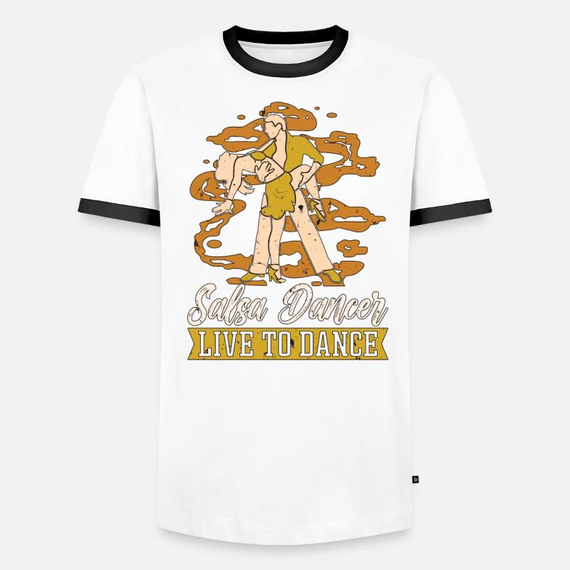 Salsa Dancer Live To Mambo Dancing Salsa Dancer Men's Ringer Shirt