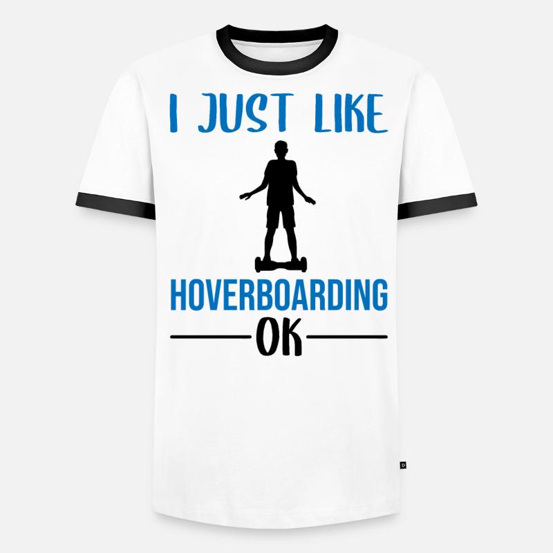Hoverboard Spruch E-Board Balance Board Kinder Männer Kontrast-T-Shirt