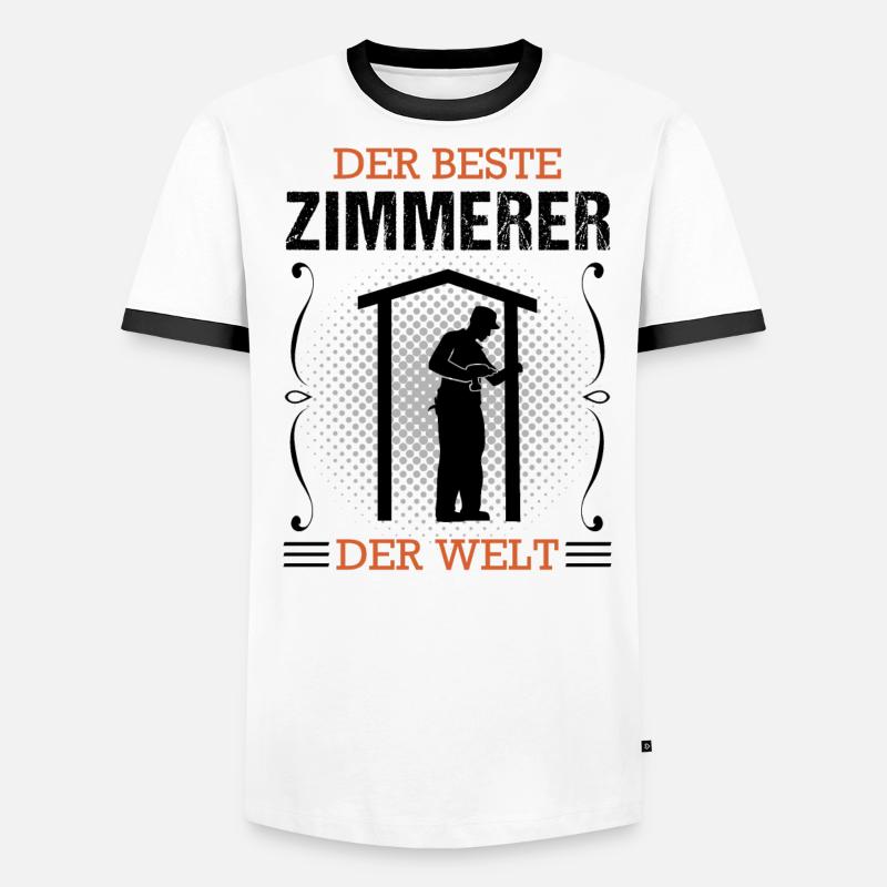 Zimmermann Beruf Zimmerer Handwerker Geschenk Männer Kontrast-T-Shirt