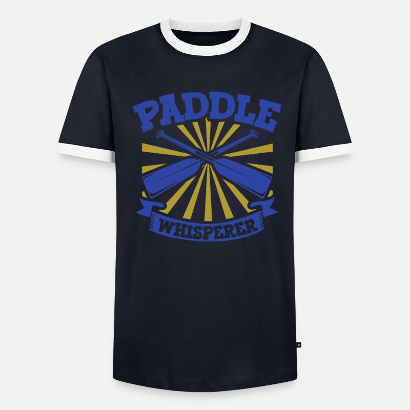 Paddelflüsterer - Drachenboot Männer Kontrast-T-Shirt