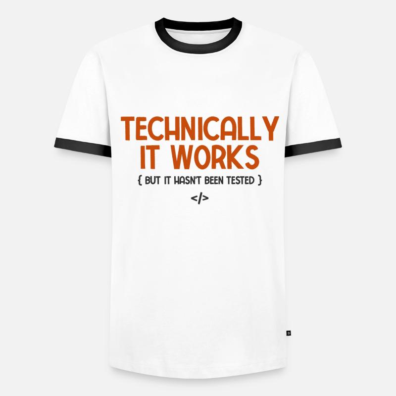 Software Ingenieur Informatiker Programmierer Männer Kontrast-T-Shirt
