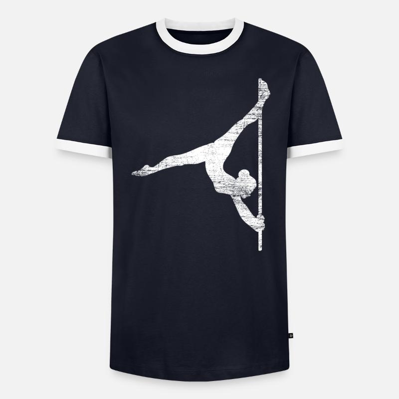 Pole Dance T-shirt contrasté Homme