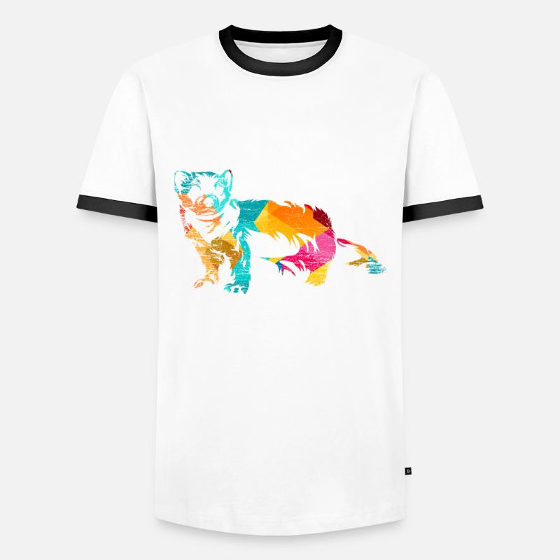 Furets T-shirt contrasté Homme