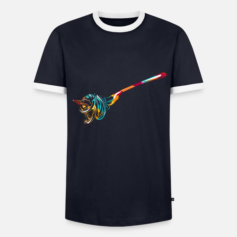 Spaghetti gift Men's Ringer Shirt