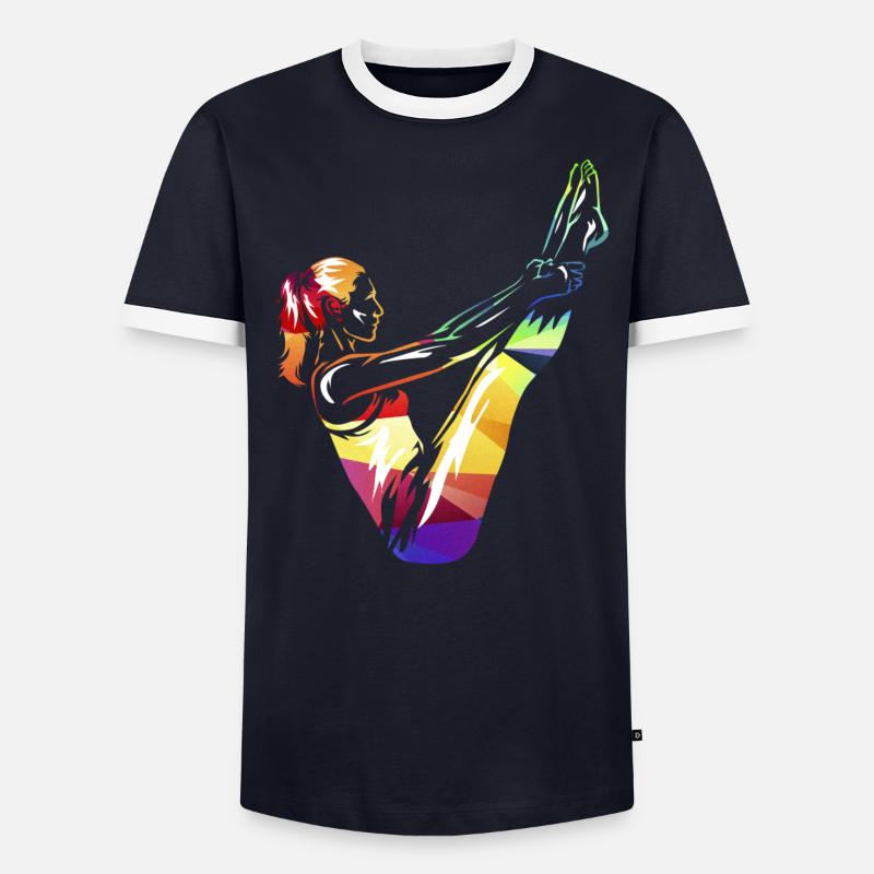 Exercice de Pilates T-shirt contrasté Homme
