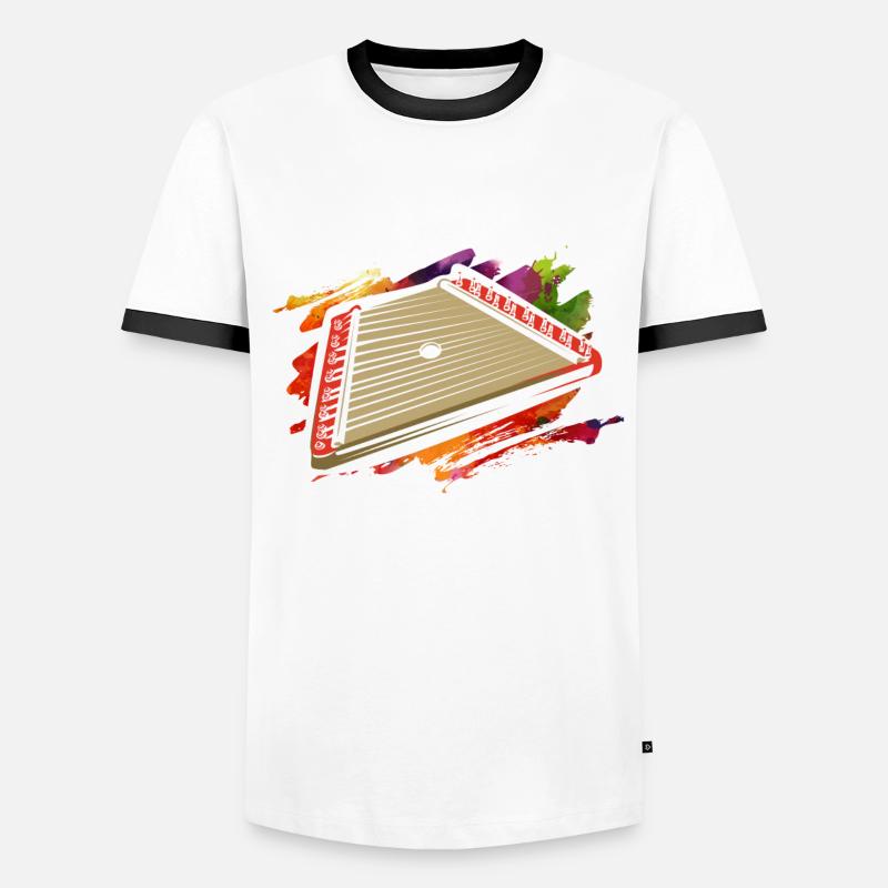 Hackbrett (Hackbrett) Männer Kontrast-T-Shirt