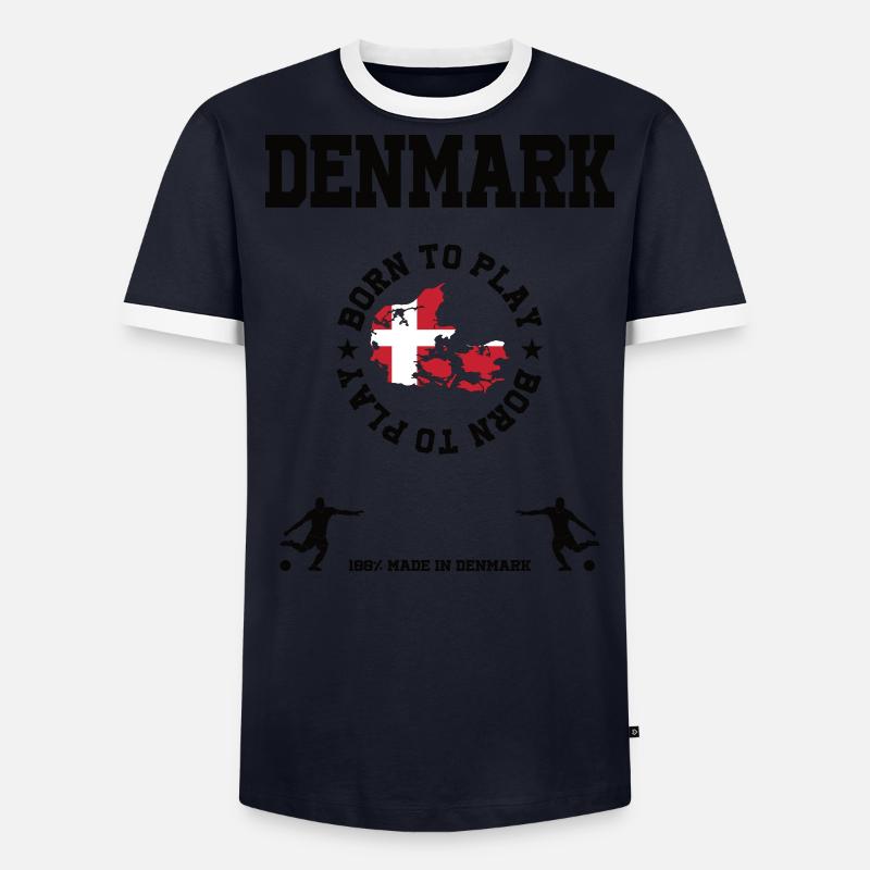Danimarca - Maglietta Contrast da uomo - undefined