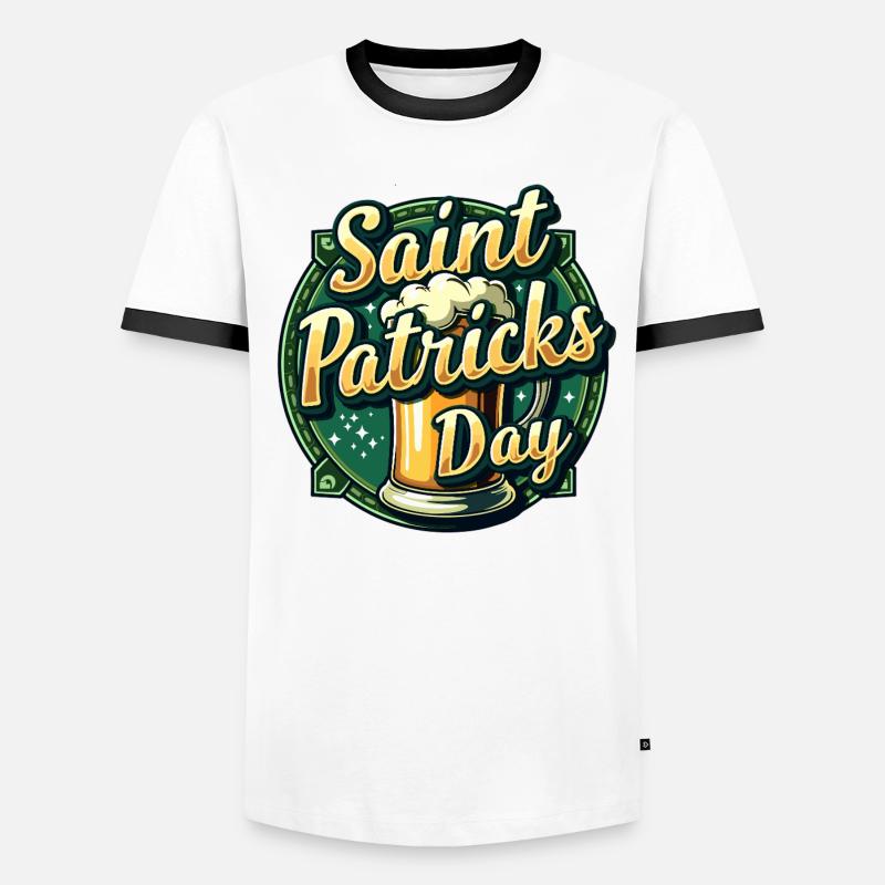 Bière de la Saint-Patrick T-shirt contrasté Homme