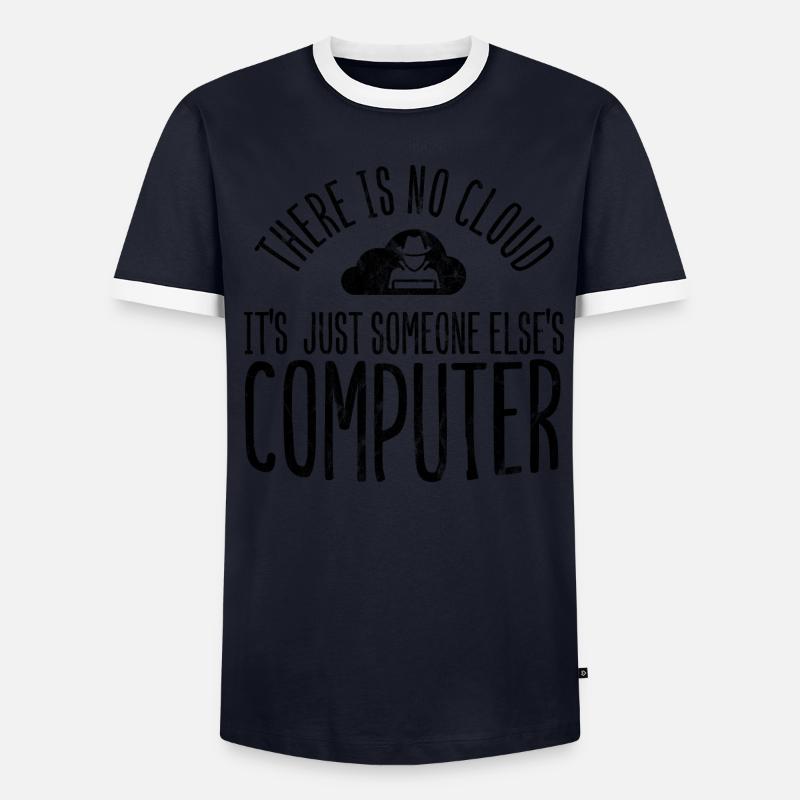 Hacker Männer Kontrast-T-Shirt