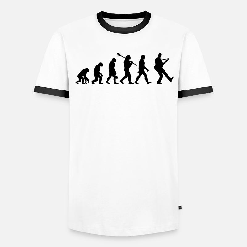 Guitare évolution T-shirt contrasté Homme