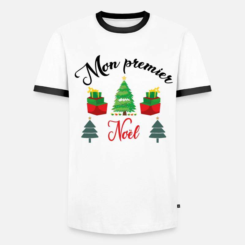 Mon Premier Noel 2023 T-shirt contrasté Homme