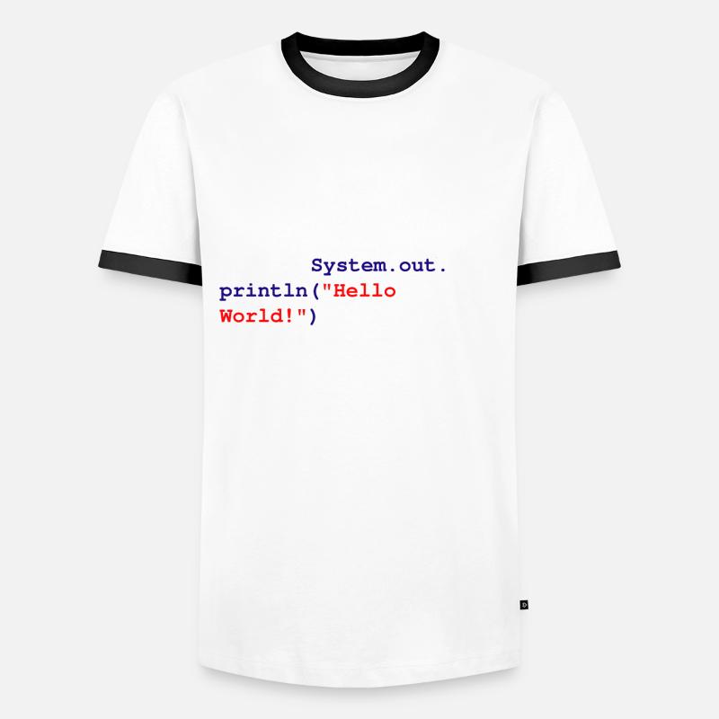 Coder Software Développeur T-shirt contrasté Homme