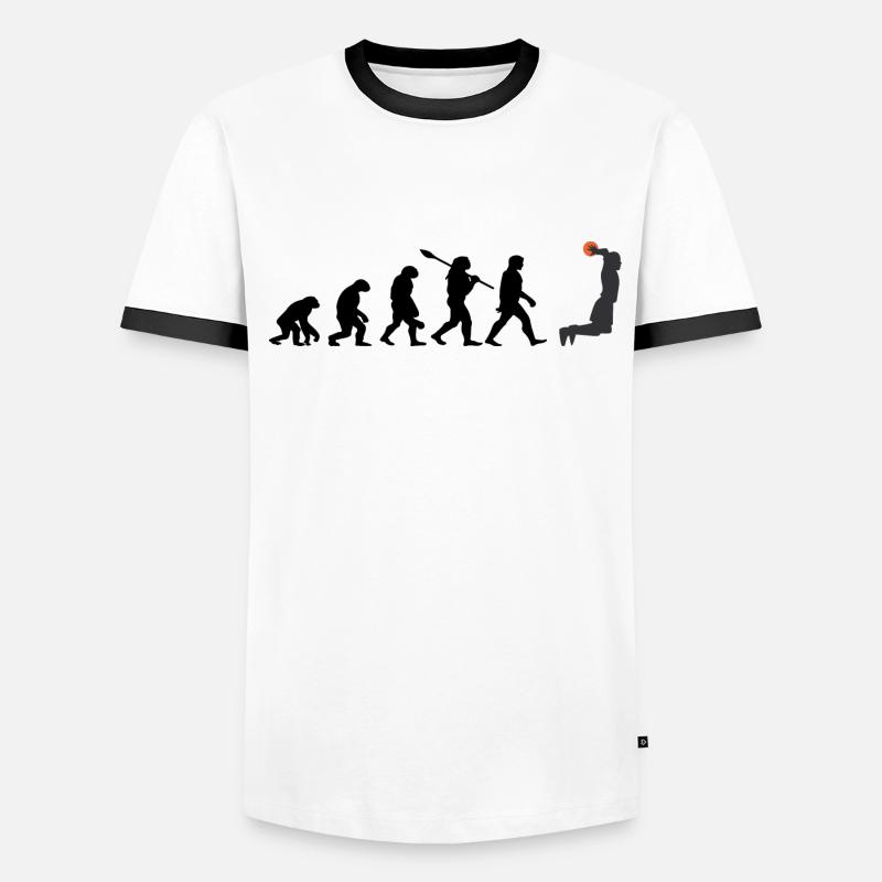 Évolution du basketball T-shirt contrasté Homme