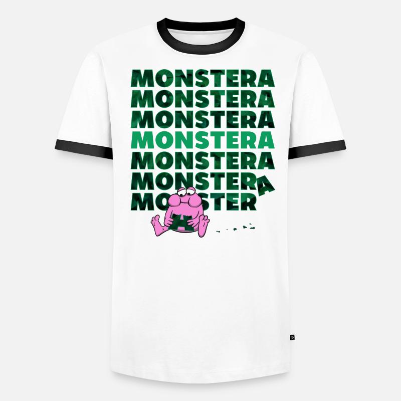 Monstera Monster Men's Ringer Shirt