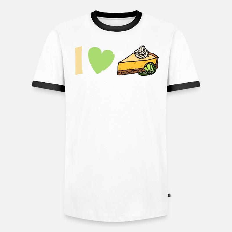 C’est drôle que j’adore la conception de gâteau au citron T-shirt contrasté Homme