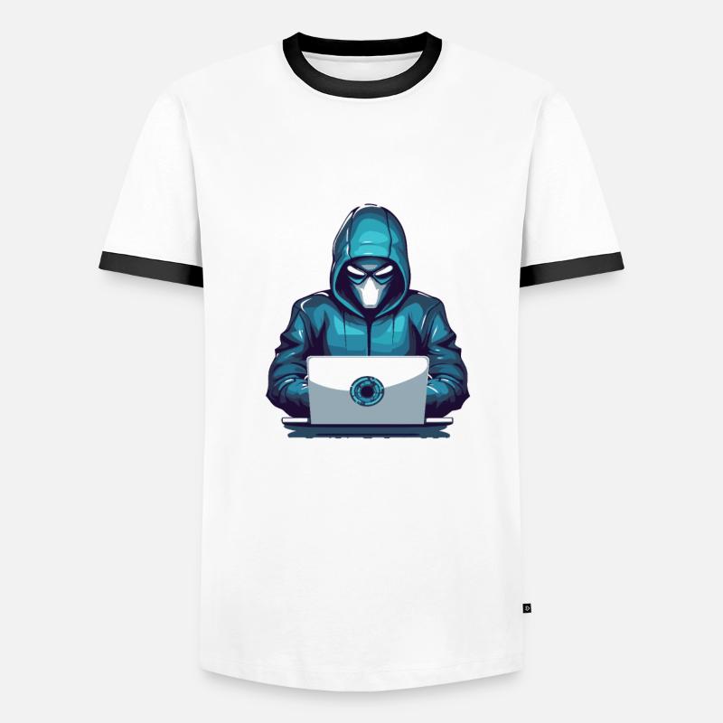 Ethischer Hacking -Analyst Ethische Männer Kontrast-T-Shirt