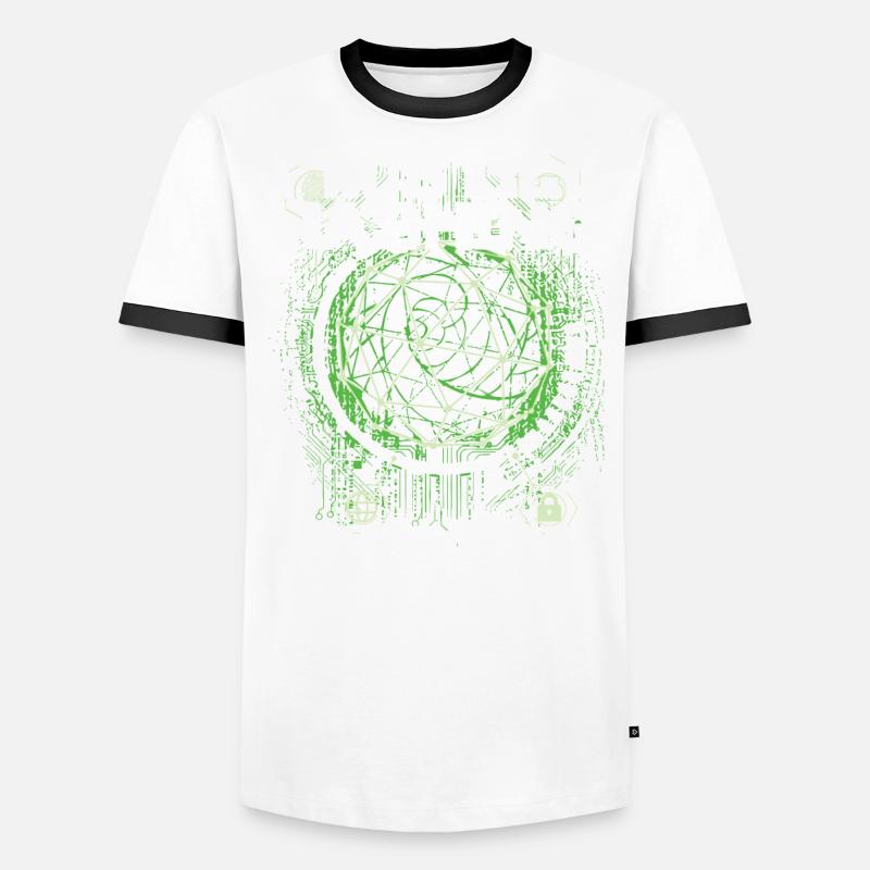Ethischer Hacking -Analyst Ethische Männer Kontrast-T-Shirt