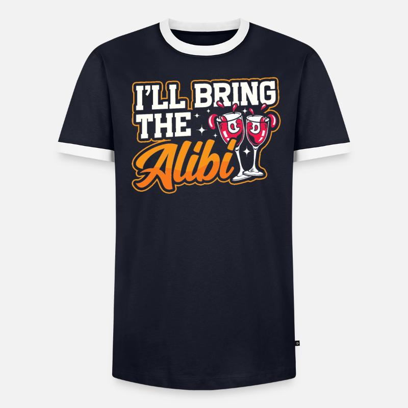 Crawled Pub Crawl Alcohol Drinking Men's Ringer Shirt