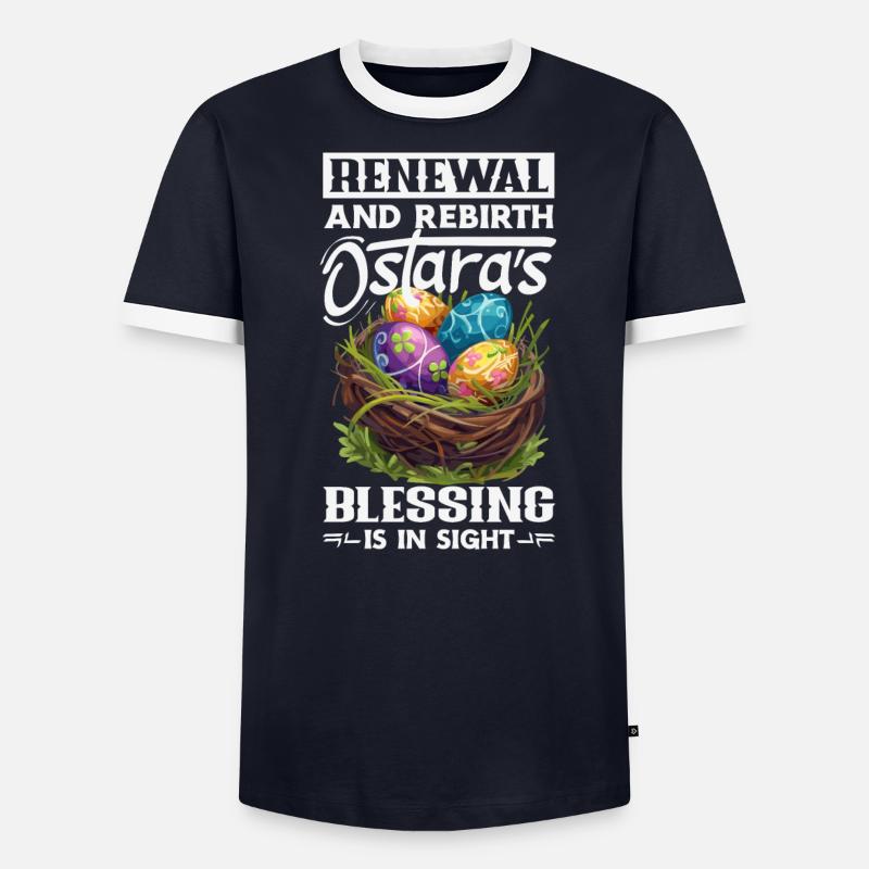 Easter Eostre Pagan Spring - Men's Ringer Shirt - undefined