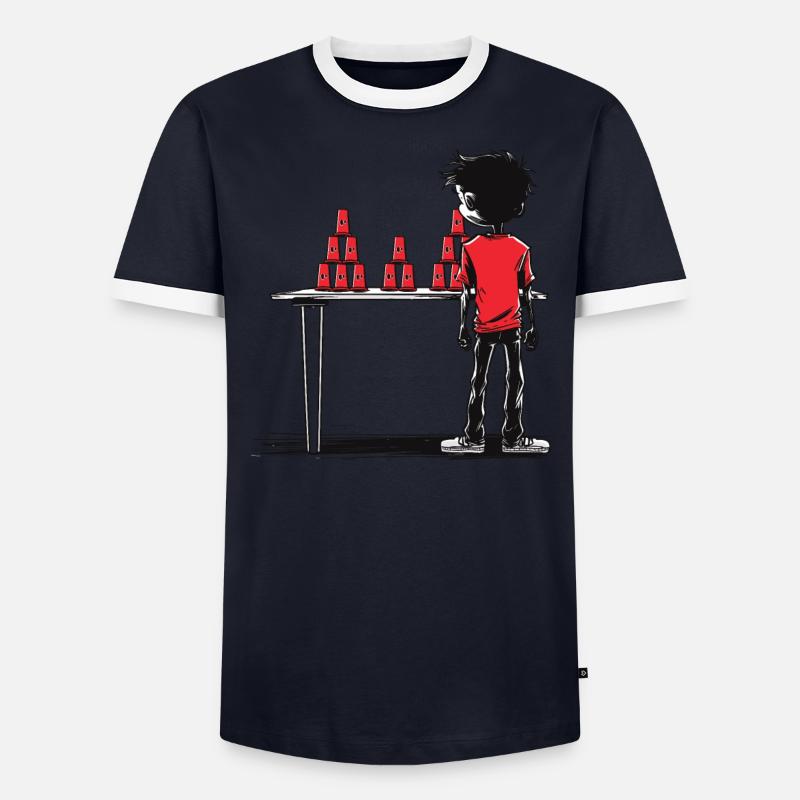 Stacking Cups Speed Stacker - Men's Ringer Shirt - undefined