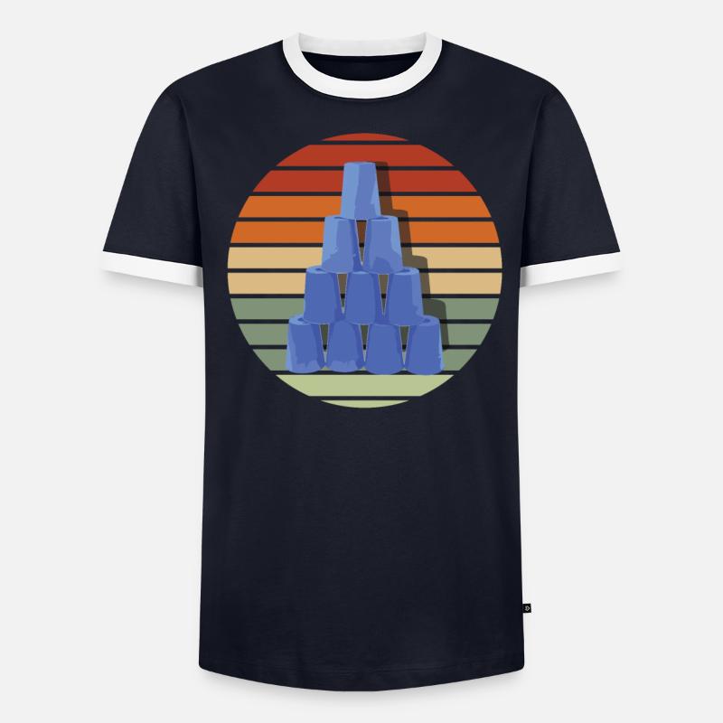 Stacking Cups Speed Stacker - Men's Ringer Shirt - undefined