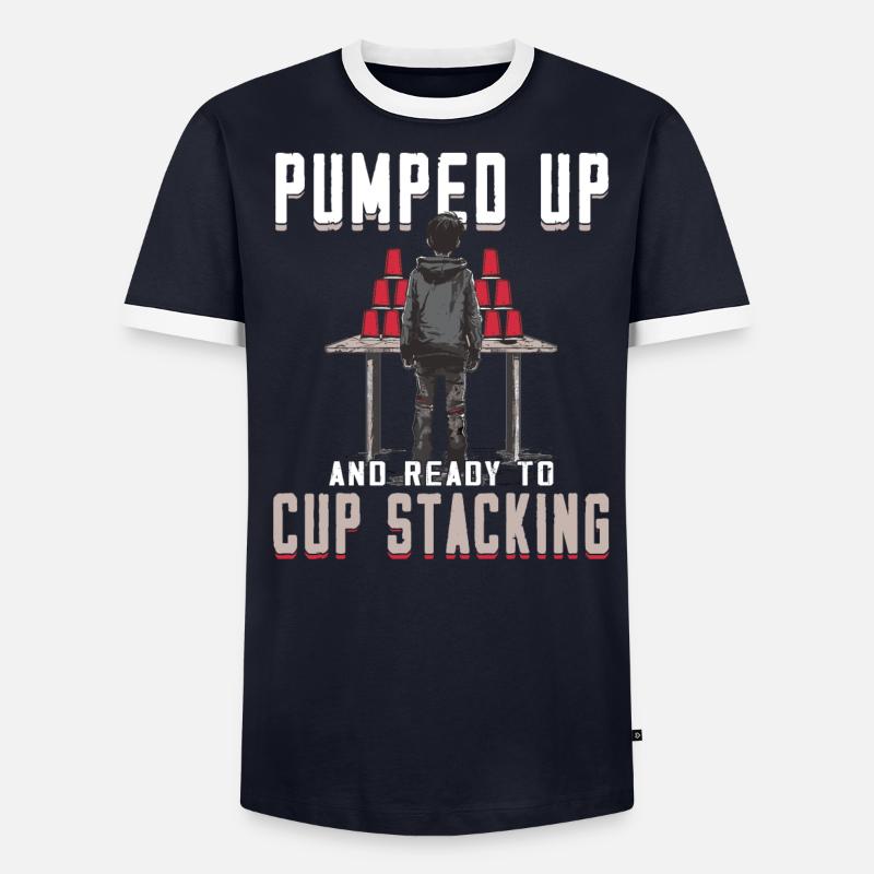 Stacking Cups Speed Stacker - Men's Ringer Shirt - undefined