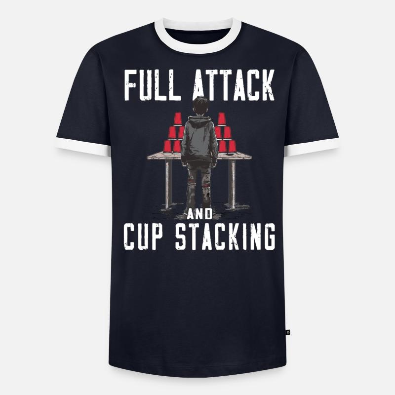 Stacking Cups Speed Stacker - Men's Ringer Shirt - undefined