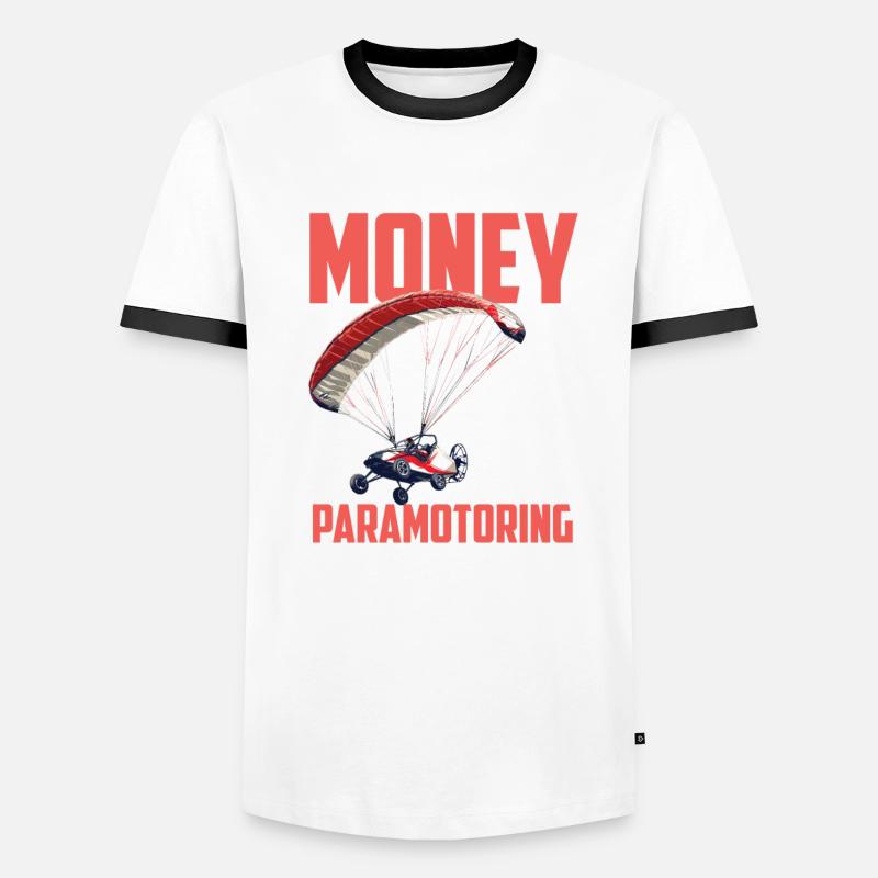Paramoteur paramoteur T-shirt contrasté Homme
