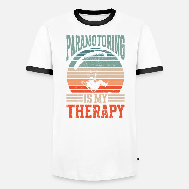 Paramoteur paramoteur T-shirt contrasté Homme