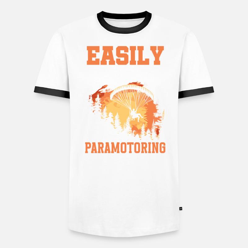 Paramoteur paramoteur T-shirt contrasté Homme
