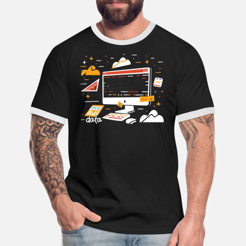Behavioral Analyst Data Coding Men's Ringer Shirt