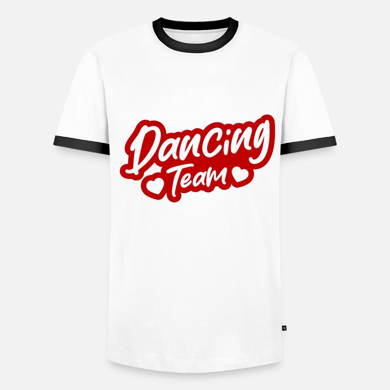 Équipe de danse T-shirt contrasté Homme