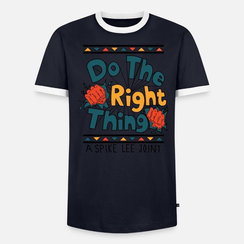 Do The Right Thing A Spike Lee Joint Sweatshirt Men's Ringer Shirt
