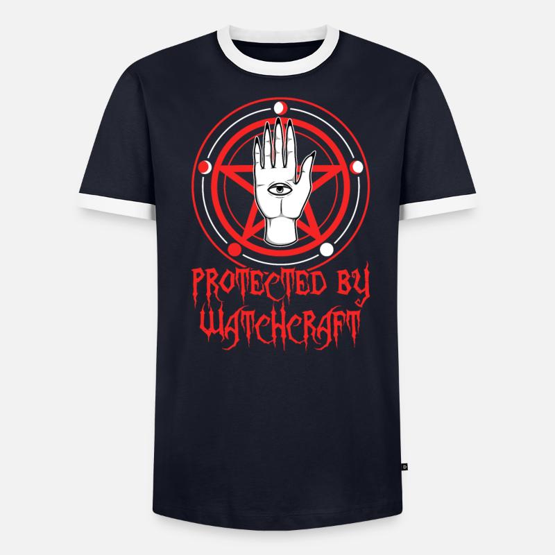 Protected By Witchcraft Men's Ringer Shirt
