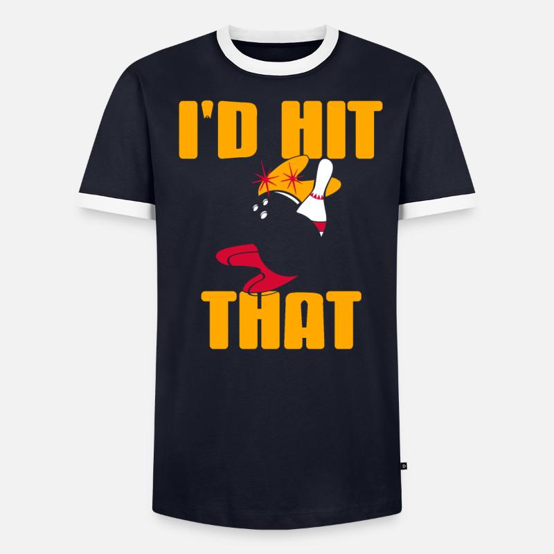 Bowling - Id hit That T-shirt contrasté Homme