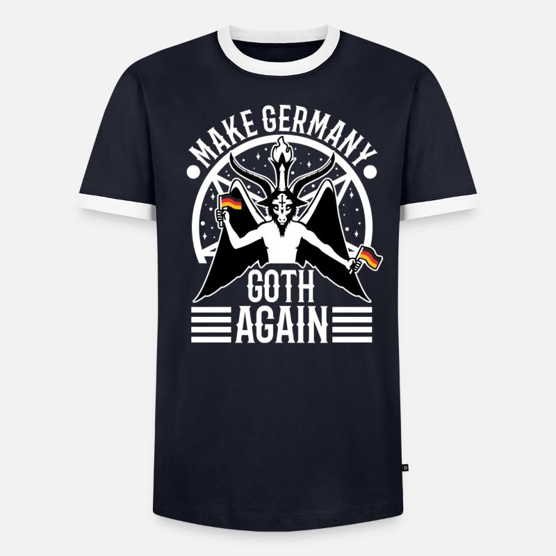 Make Germany goth again - Männer Kontrast-T-Shirt - undefined