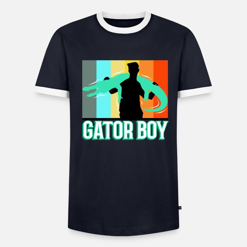 Gator Boy T-shirt contrasté Homme