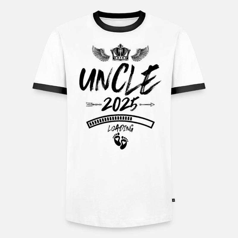Onkel 2025 Loading Spruch Männer Kontrast-T-Shirt