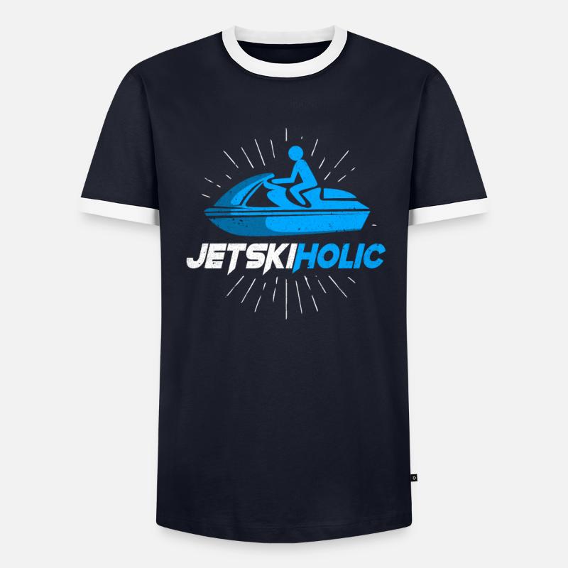Jet ski Men's Ringer Shirt