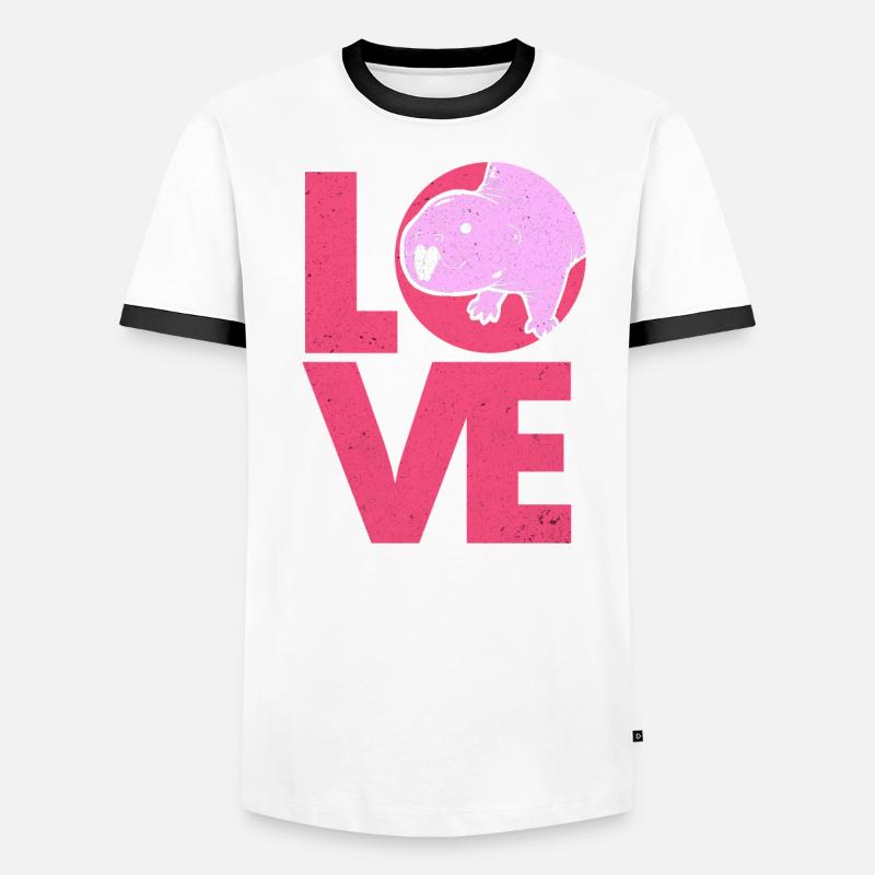 Mull nu T-shirt contrasté Homme