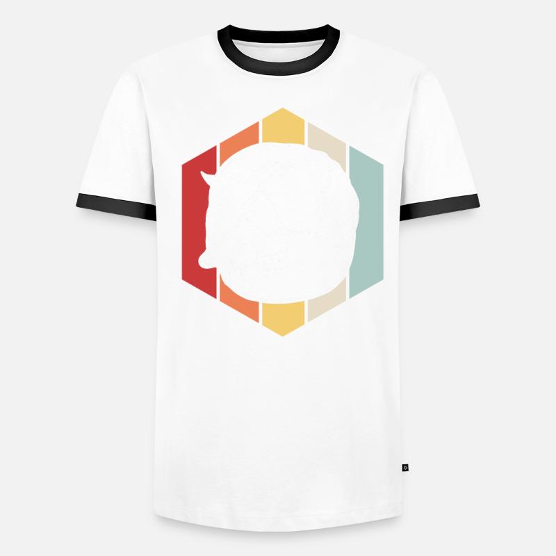 Tatoué T-shirt contrasté Homme